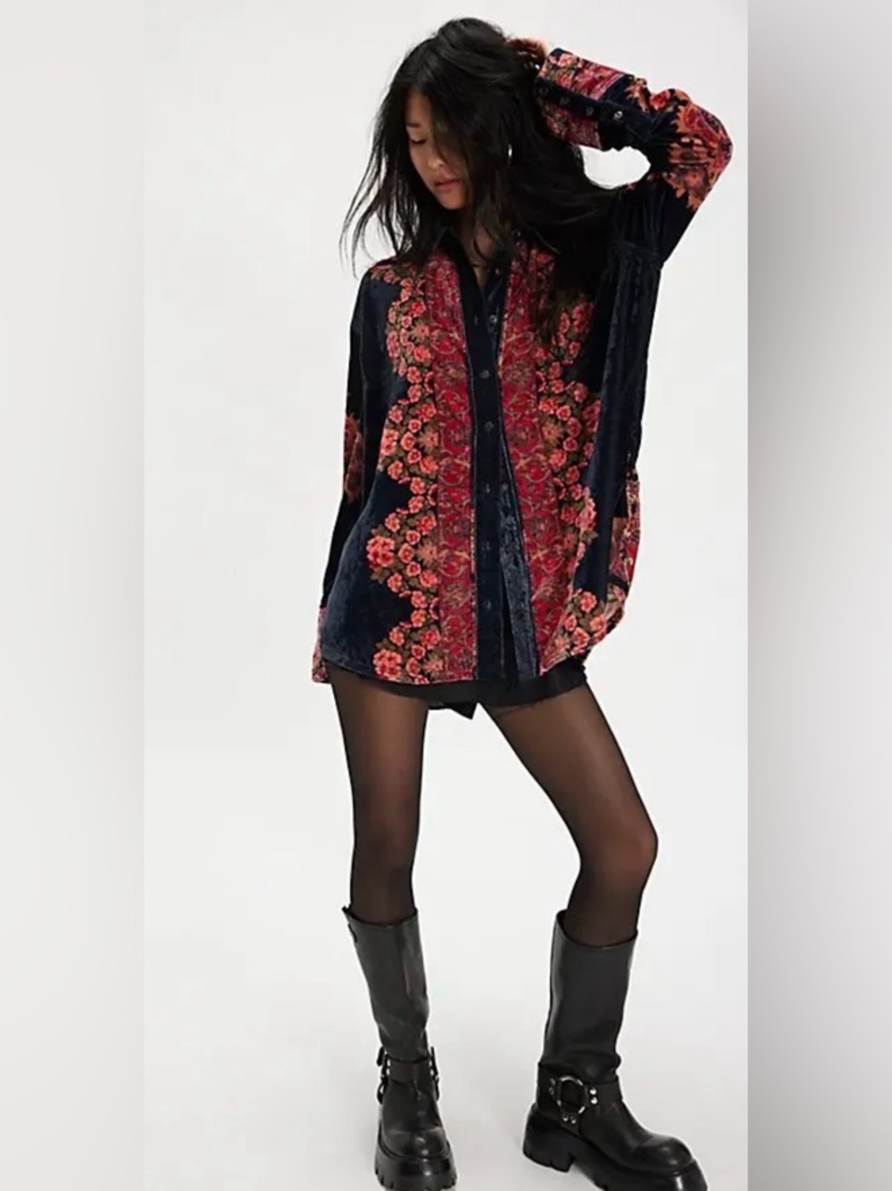 FREE PEOPLE
We The Free One Night Velvet Top, NWOT, XS